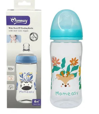Biberon MomEasy col large – Anti-colique (6 mois+) – 300 ml