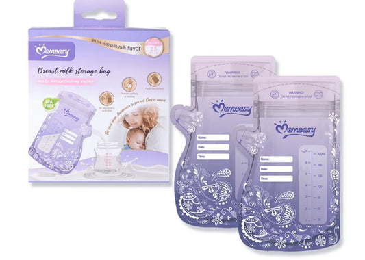 Sachets de conservation lait maternel MomEasy – 200 ml (Lot de 25) – Sans BPA