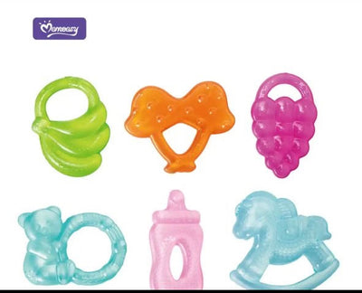 Anneaux de dentition bébé rafraîchissants – Lot coloré (sans BPA)